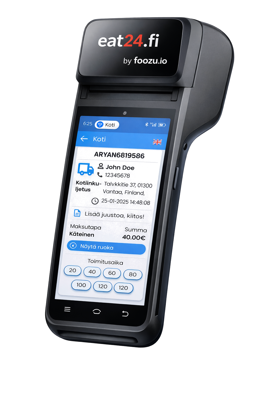 eat24.fi POS tilauslaite